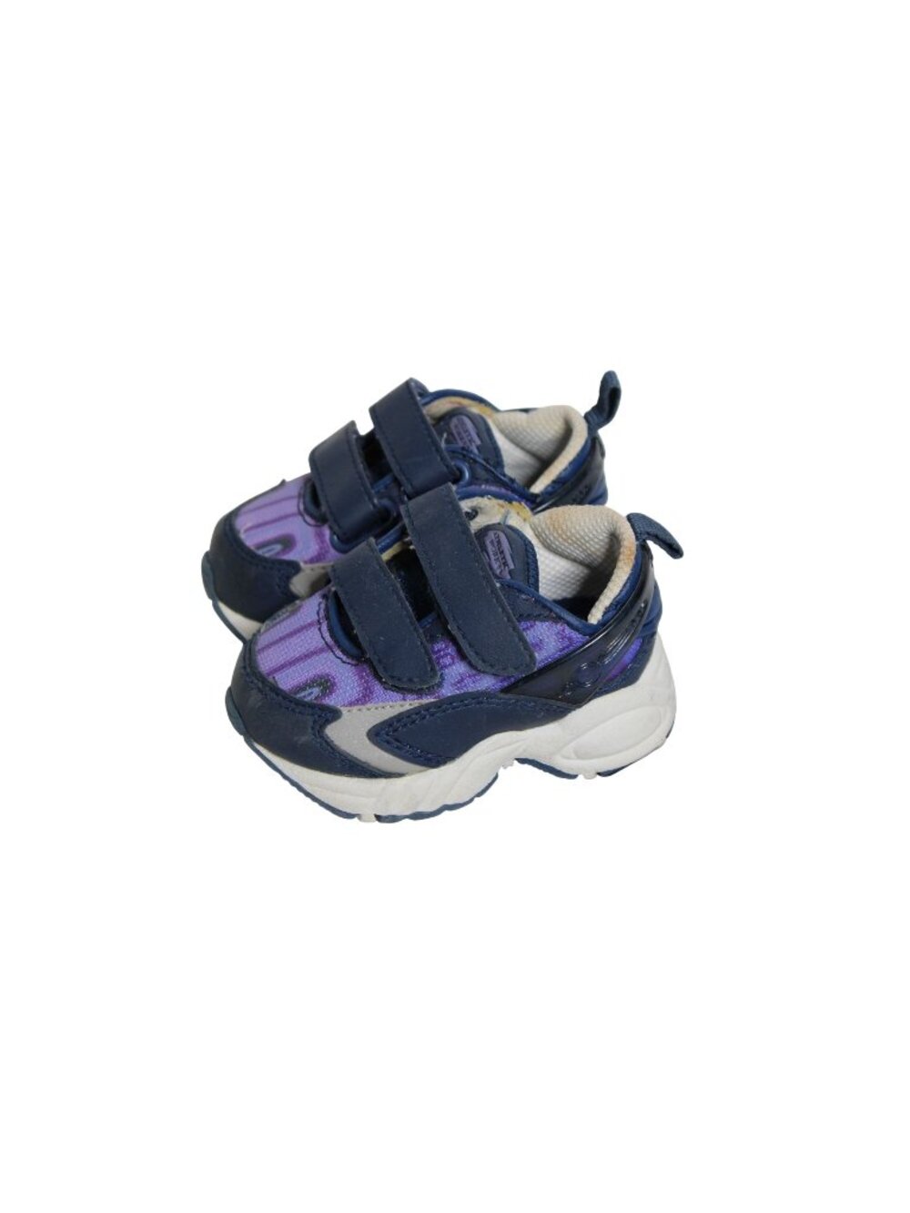 Athletic Works Blue Purple Baby Sneakers Kids Shoe Size 2